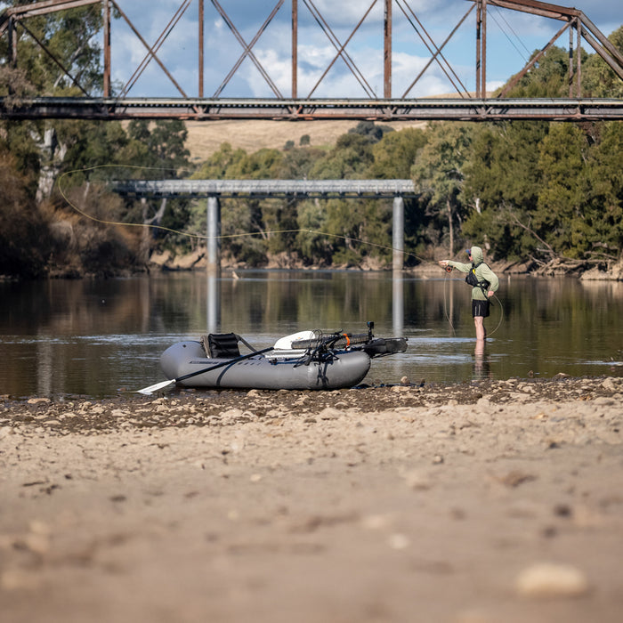 NRS riffle packraft fishing on the Murrumbidgee River