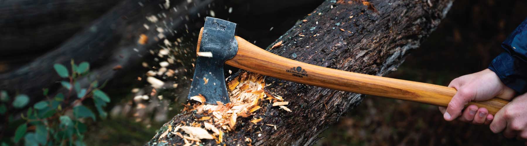 Japanese All-purpose Hatchet with Fire-hardened Handle, Forest & Outdoor  Axes