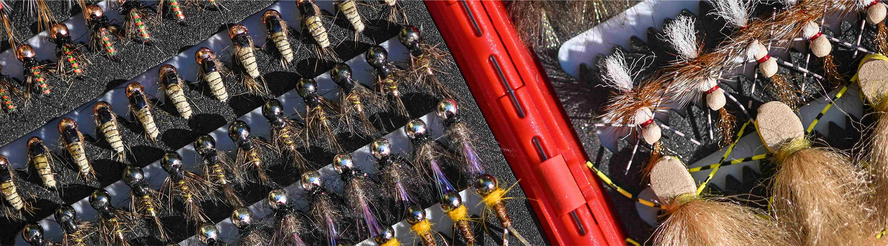 Croston's Chenille Worm Red Barbless – Fly Fish Food