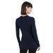 Icebreaker Women's 260 Tech Long Sleeve Crewe - Midnight Navy Detail 1