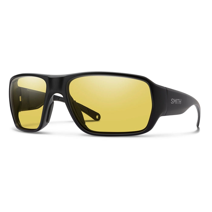 Smith Castaway Sunglasses - Matte Black Low Light Yellow Hero