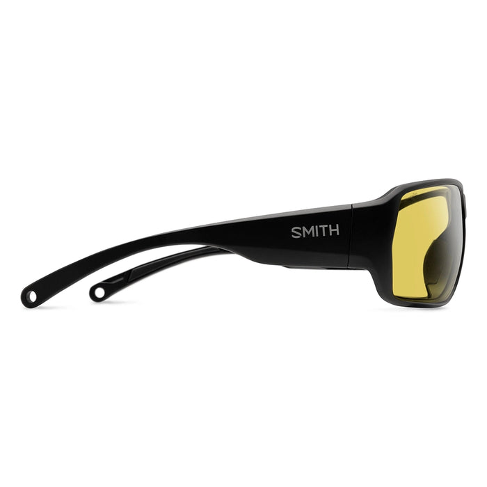 Smith Castaway Sunglasses - Matte Black Low Light Yellow Details 2