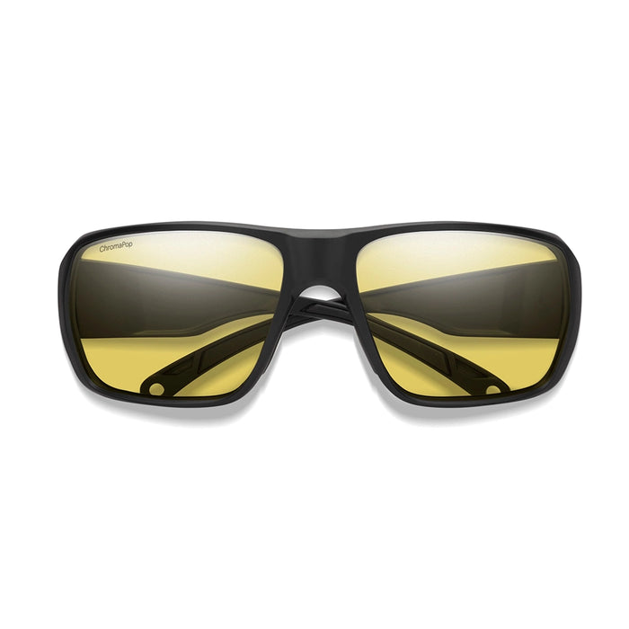 Smith Castaway Sunglasses - Matte Black Low Light Yellow Details 1