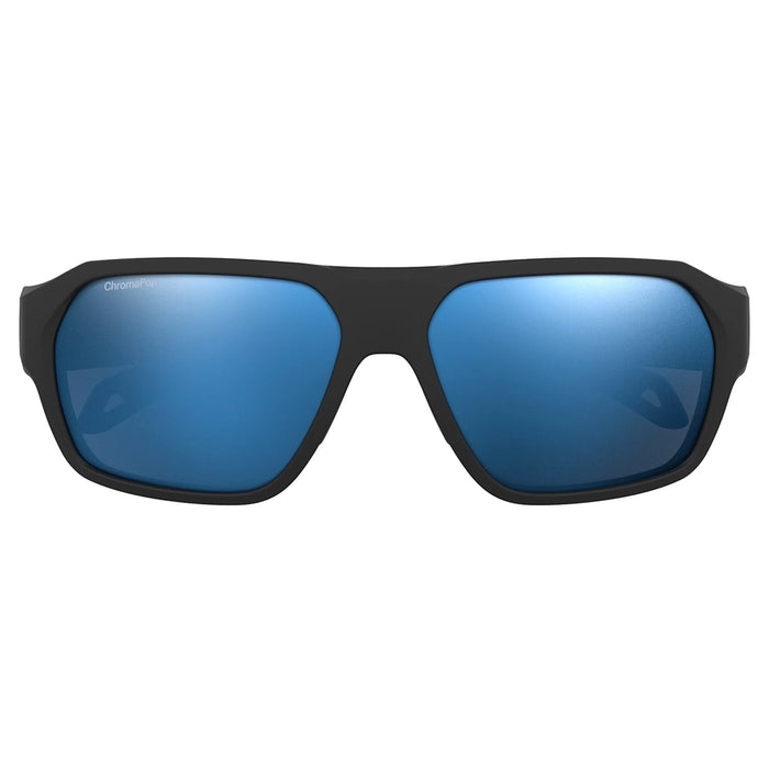 Smith Deckboss Sunglasses - Matte Black / Blue - Blue Mirror Details 1