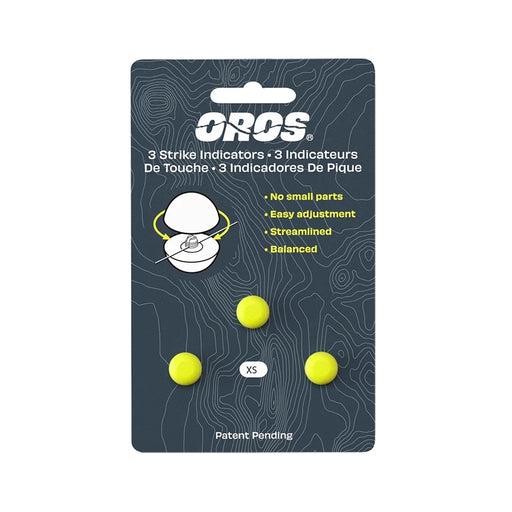 OROS Strike Indicators Chartreuse 3-Pack X-Small