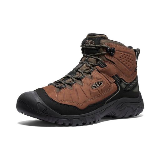 Keen Men's Targhee IV Mid Wide Waterproof Boot - Bison Brindle Hero