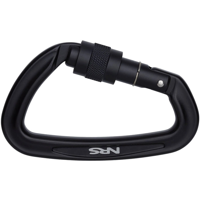 NRS Sliq Screw Lock Carabiner - Black Details 1