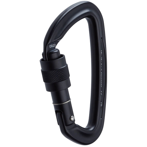 NRS Sliq Screw Lock Carabiner - Black Hero