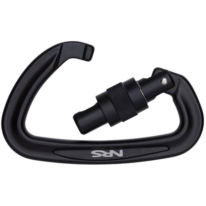 NRS Sliq Screw Lock Carabiner - Black Details 2