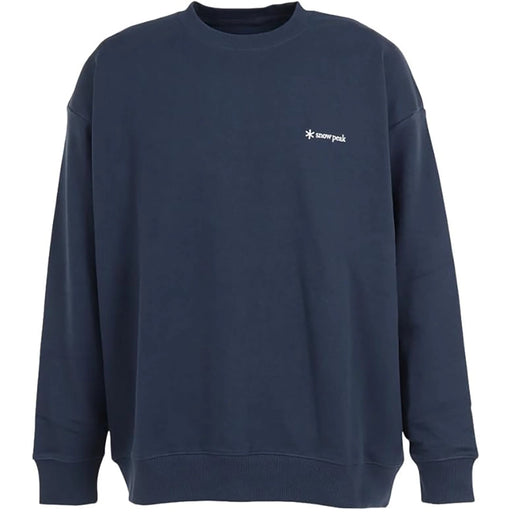 Snow Peak Logo Sweat Pullover Navy - Hero