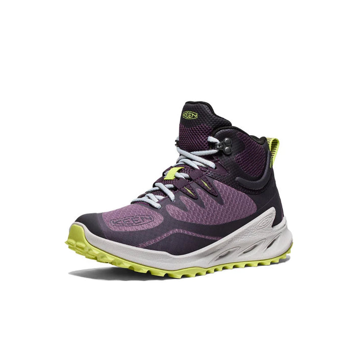 Keen Women's Zionic Mid Waterproof Boots - Black Plum Daiquiri Green Hero