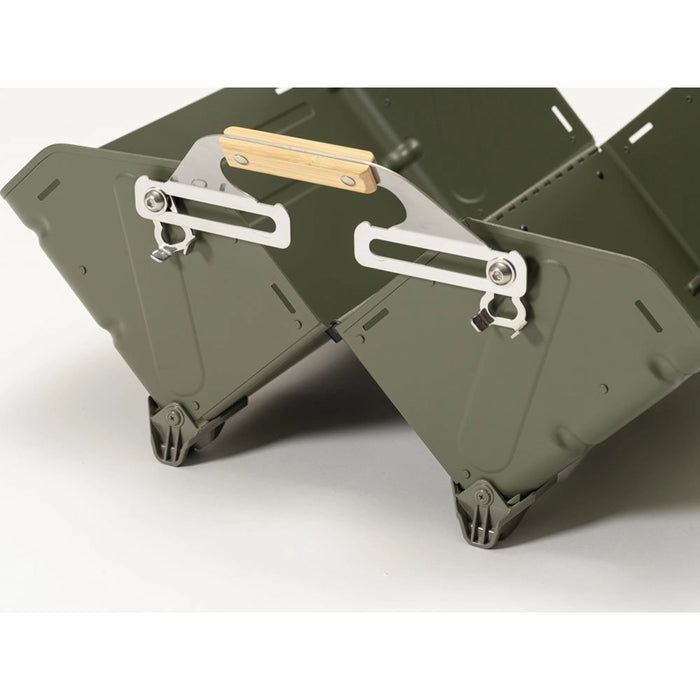 Snow Peak Stacking Shelf Container - Olive Drab - Details 5