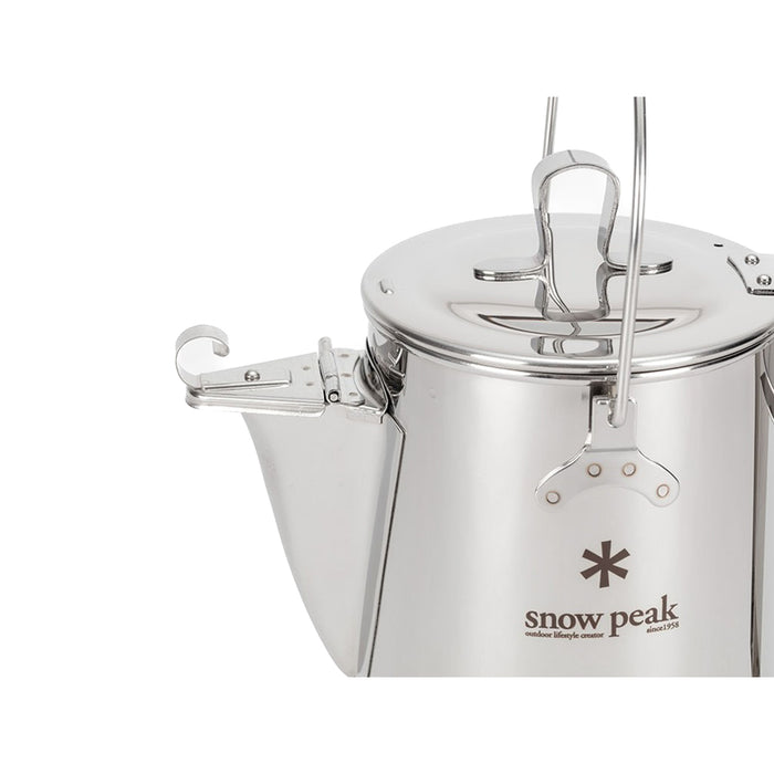 Snow Peak Classic Stainless-steel Camping Kettle - 1.8 L – zen minded
