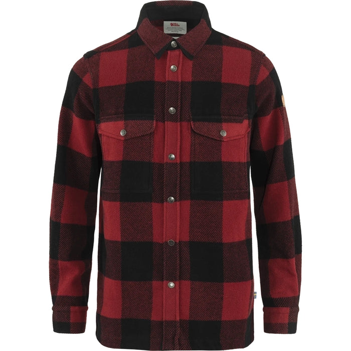 Fjallraven Men's Canada Long Sleeve Shirt - Red