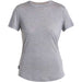 Icebreaker Women's Merino 125 Cool-Lite Sphere Tee - Metro Heather Hero