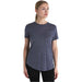 Icebreaker Women's Merino 125 Cool-Lite Sphere Tee - Midnight Navy Heather Detail 1