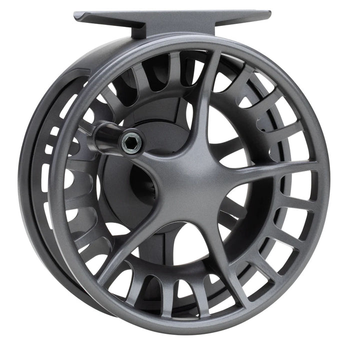 Lamson Liquid Reel smoke detail 1