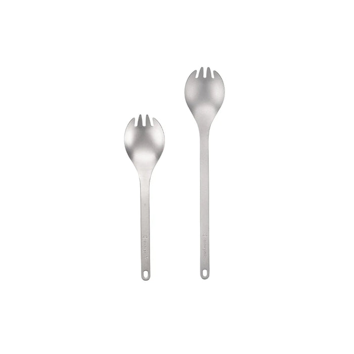 Snow Peak Titanium Long Spork Comprison