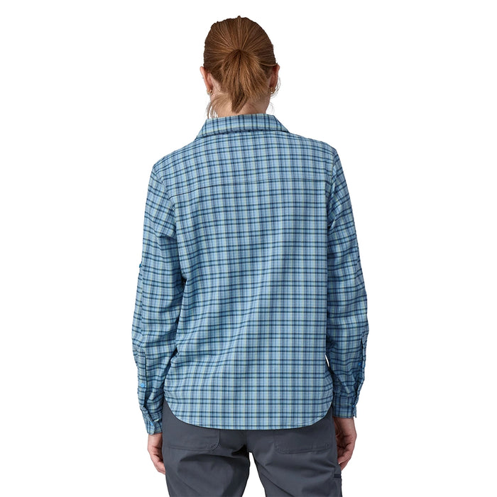 Patagonia Women's Early Rise Stretch Shirt - Santa Cruz: Lago Blue Details 2