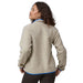 Patagonia Women's Lightweight Synch Snap-T Fleece Pullover - Oatmeal Heather w/Vessel Blue Details 2