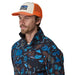 Patagonia P-6 Logo Trucker Hat - White w/Redtail Rust Details