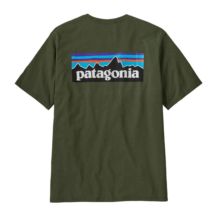 Patagonia Men's P-6 Logo Responsibili-Tee - Torrey Pine Green Hero