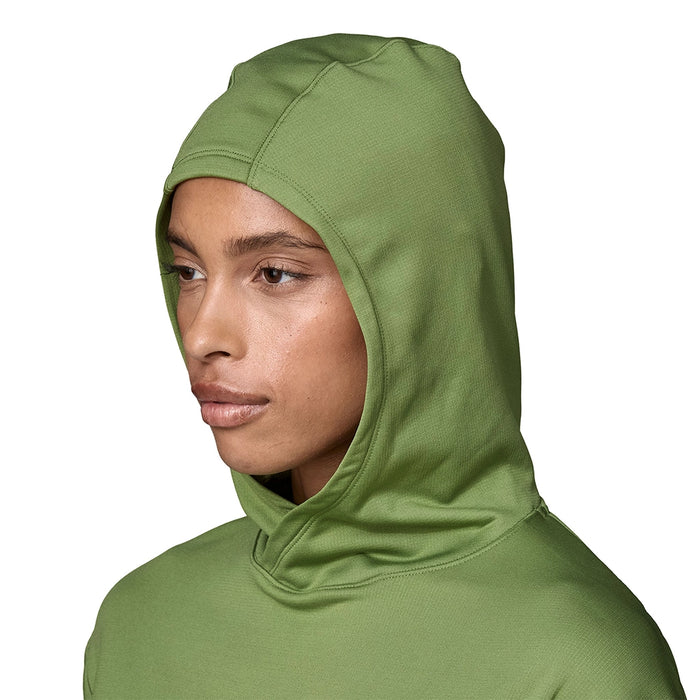 Patagonia Women's R1 Thermal Pullover Hoody - Terrain Green - Details 5