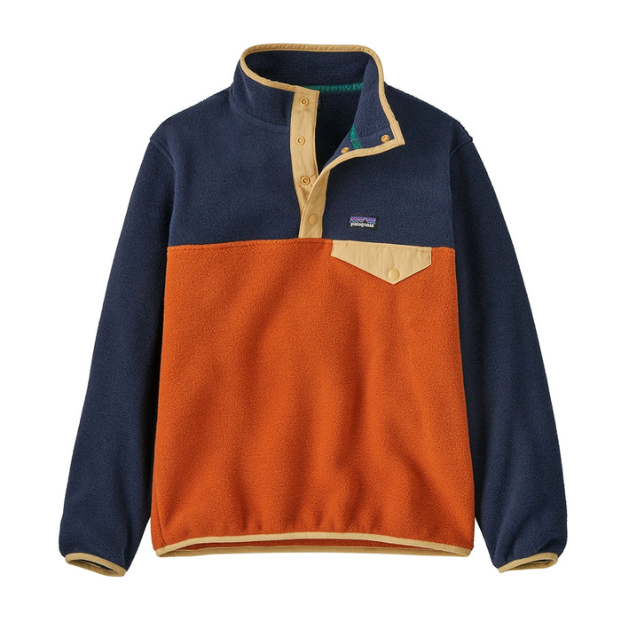 Patagonia Kids' LW Synch Snap-T Pull-Over - Redtail Rust