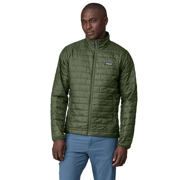 Patagonia Men's Insulated Nano Puff Jacket. - Torrey Pine Green Details 1