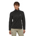 Patagonia Women's Micro D 1/4 Zip - Black Front