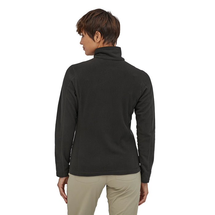 Patagonia Women's Micro D 1/4 Zip - Black Back