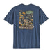 Patagonia Men's Commontrail Pocket Responsibili-Tee - Ulility Blue Back