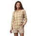 Patagonia Women's Light Weight A/C Buttondown - Beach Time Natural Details 1