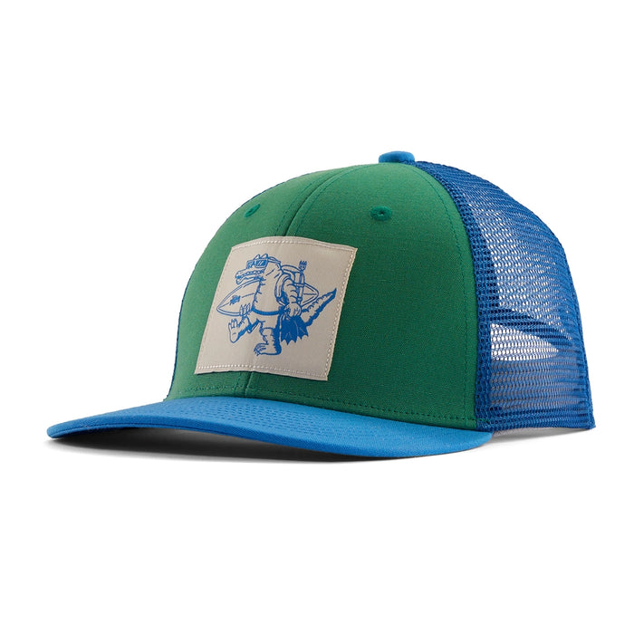 Patagonia Kid's Trucker Hat - Water People Gator: Gather Green