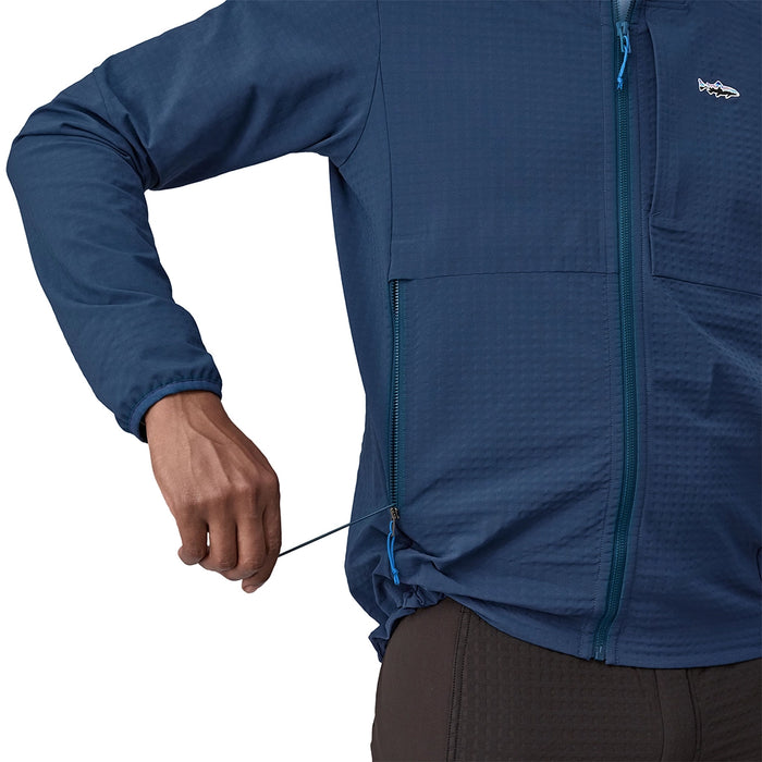 Patagonia Men's R1 TechFace Fitz Roy Trout Hoody - Details 3