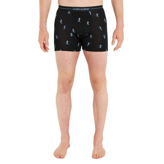 Icebreaker Men's Merino 150 Anatomica Boxers Ski Day Front