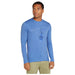 Icebreaker Men's Merino 150 Tech Lite Long Sleeve Tee Bear Lift - Baja Details 1