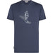 Icebreaker Men's Merino 150 Tech Lite Tee Skiing Yeti - Graphite Hero