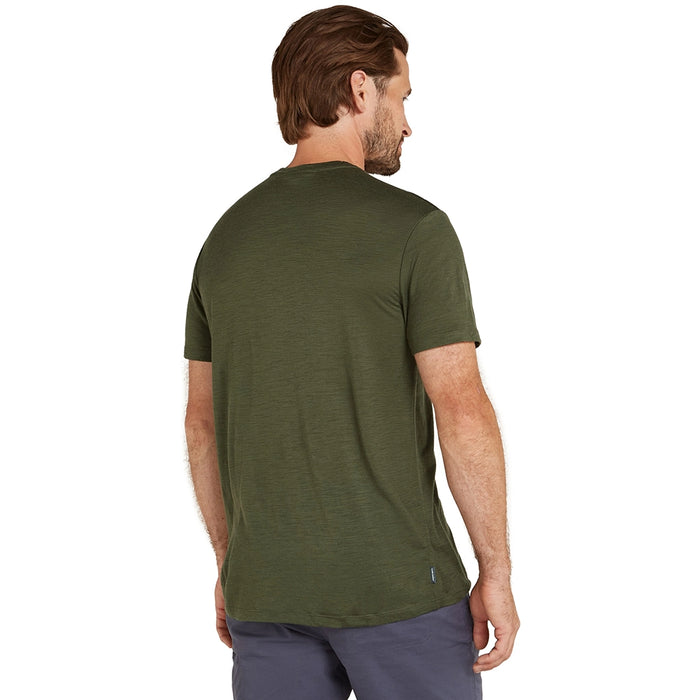 Icebreaker Men's Merino 150 Tech Lite Tee Southern Constellation - Loden Details 2