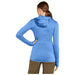 Icebreaker Women's Merino 200 RealFleece Descender Long Sleeve Zip Hoodie Baja Details 2