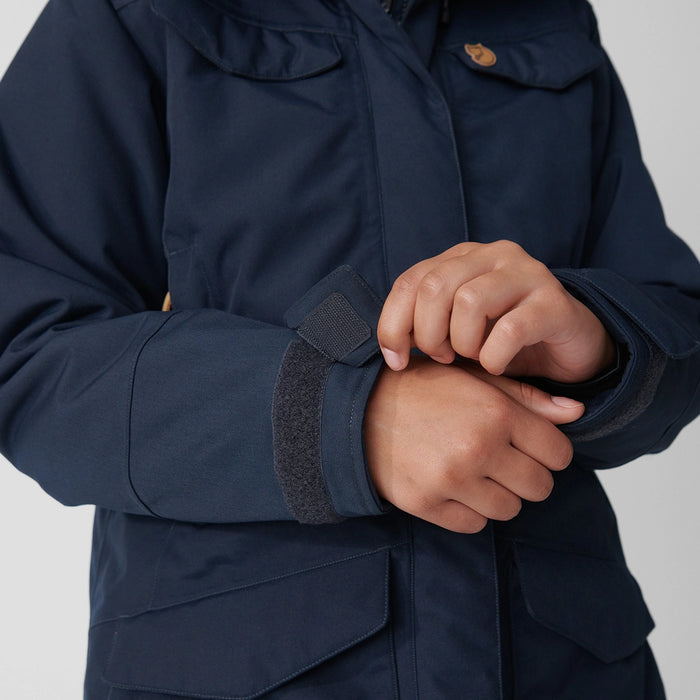 Fjallraven Women's Nuuk Parka Black Details 7