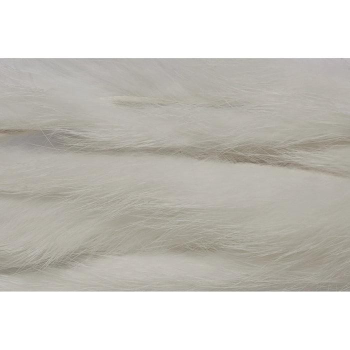 Fulling Mill Rabbit Zonker Strips - Cross Cut - White