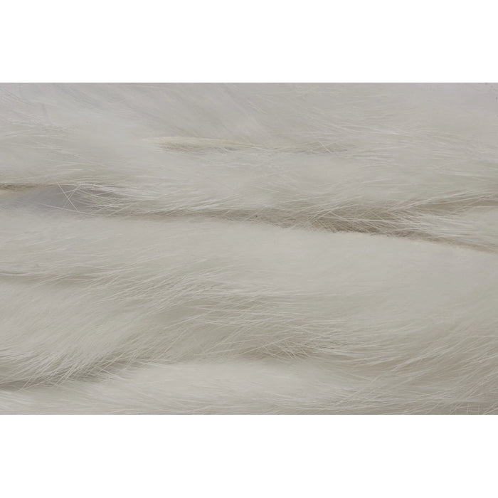 Fulling Mill Rabbit Zonker Strips - White